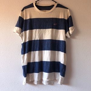 Hollister Stripped Crew Neck T-Shirt